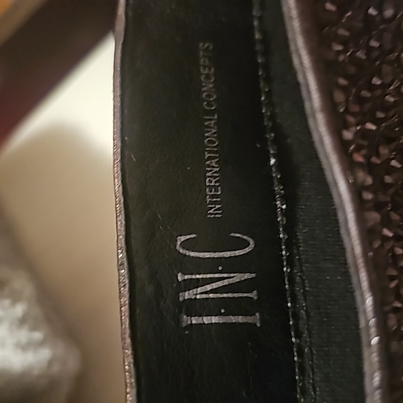 G INC International Concepts Women Gerii2 Knee Boots silver/black Size 5.5M - Picture 12 of 12